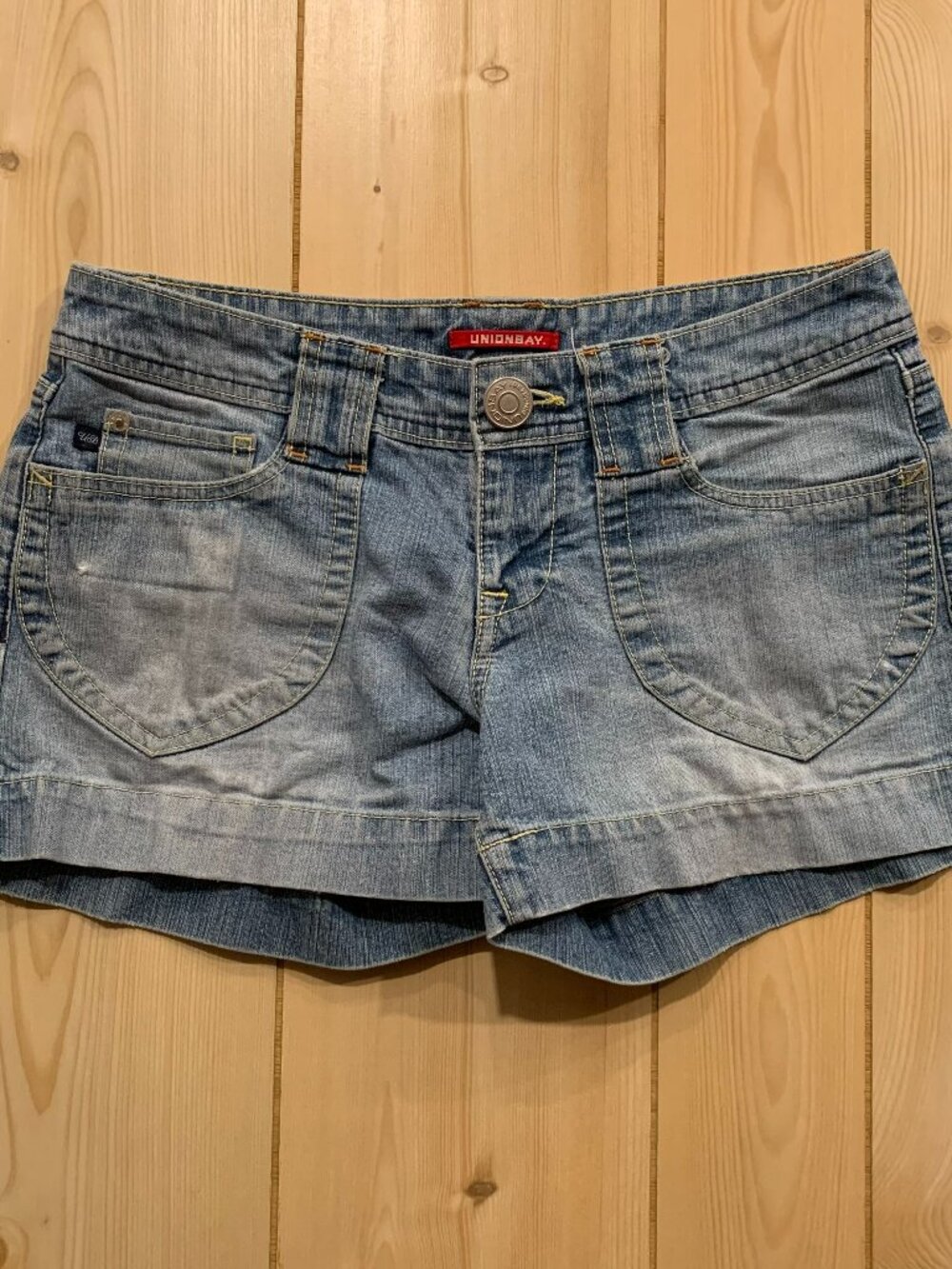 Vintage Y2K Unionbay Retro Preppy Denim Mom Jean Shorts Jorts Size 9 Juniors